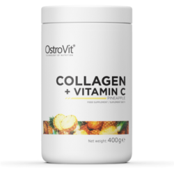 Ostrovit kolagenas + Vitaminas C – kolageno milteliai 400g pakuotėje
