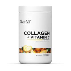 Ostrovit kolagenas + Vitaminas C – kolageno milteliai 400g pakuotėje