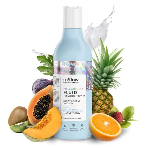 Plaukų apsauga nuo karščio su pantenoliu, silikonais ir aliejais, 150 ml