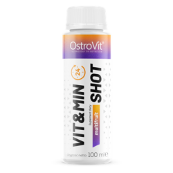 Ostrovit mineralų šotai 25 ml buteliukas – maisto papildas su vitaminais ir mineralais