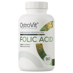 Ostrovit Folinė rūgštis 400 µg maisto papildas 90 tablečių pakuotė