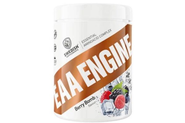 Swedish amino rūgštys Raspberry skonis – EAA ir BCAA milteliai sportui