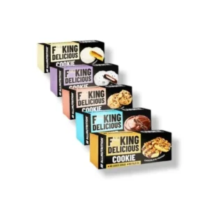 Allnutrition Becukriai sausainiai 128 g – baltyminis sausainis su dideliu baltymų kiekiu, mažai cukraus, sportuojantiems ir aktyviems