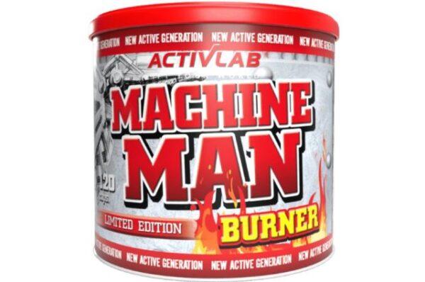 ActivLab Machine Man Burner – riebalų degintojas vyrams. 120 kapsuliu