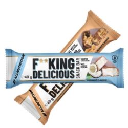 Allnutrition Sveikuoliškas Užkandis – 40 g batonėlis su karamele ir žemės riešutais