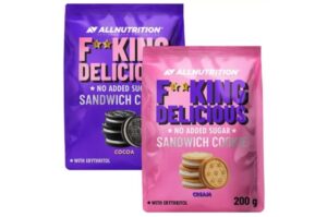 Allnutrition Sausainių Užkandis sausainiai be cukraus - 200g