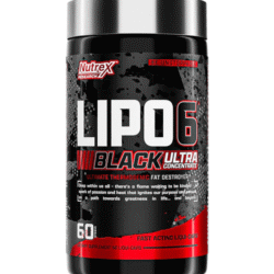 Nutrex Lipo 6 Black Ultra riebalų deginimui. 60 kaps.