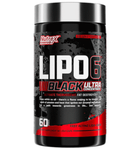 Nutrex Lipo 6 Black Ultra riebalų deginimui. 60 kaps.