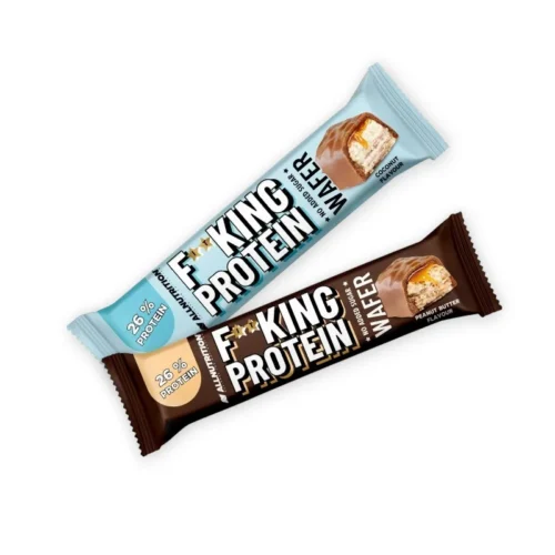 Allnutrition FITKING Proteino vafliai 37 g – traškus baltyminis užkandis