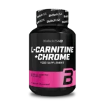 Biotech USA L-Carnitinas + Chromas riebalų deginimui 60 kapsulių