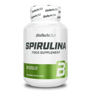 BioTech Spirulina 100 kaps. vienoje pakuotėje
