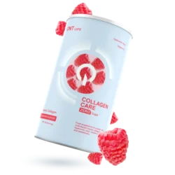 QNT Kolagenas Odai Sąnariams 390 g kolageno milteliai su vitaminu C Aviečių skonio