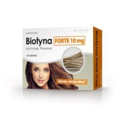 ActivLab Forte Biotinas 30 tablečių – biotino papildas plaukams, odai ir nagams