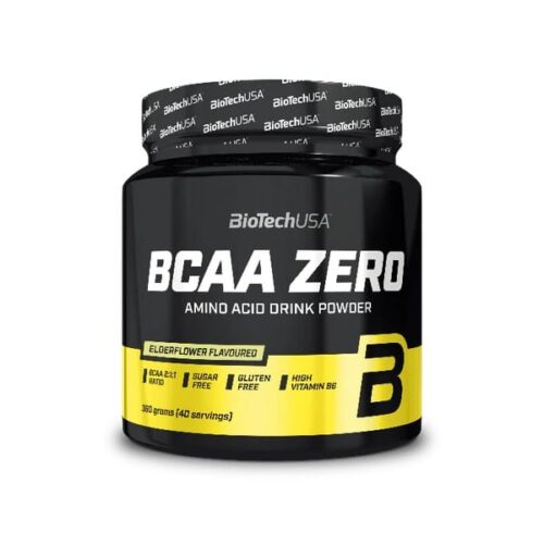 BioTech BCAA Zero raumenų atstatymui 360 g – BCAA aminorūgštys sportuojantiems be cukraus