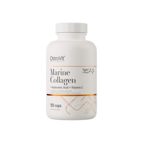 OstroVit Marine Collagen + Hyaluronic Acid + Vitamin C 90 tablečių