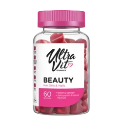 Ultra Vit Guminukai grožiui 60 guminukų plaukams odai nagams