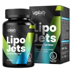 Vplab LIPOJETS 100 kapsulių riebalų deginimui papildas