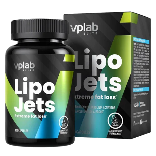Vplab LIPOJETS 100 kapsulių riebalų deginimui papildas