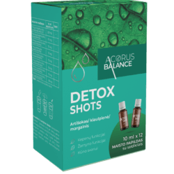 Detox Šotai kepenų ir žarnyno funkcijai 12 x 10 ml Acorus Balance