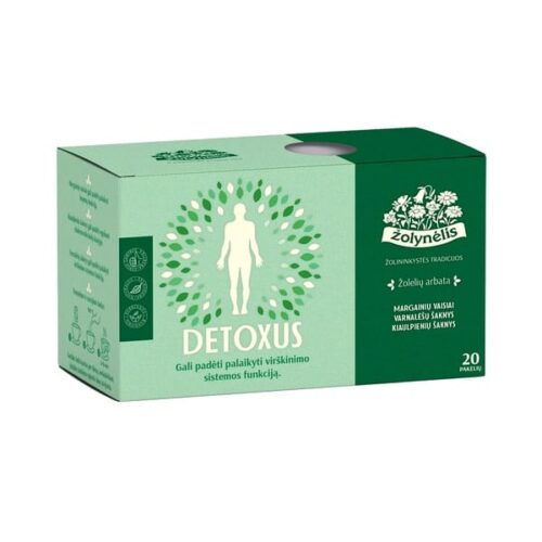 Detoxus žolelių arbata medžiagų apykaitai 20 pakelių Žolynėlis