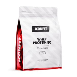 ICONFIT Whey Protein 80 šokolado skonio proteinas 1000g
