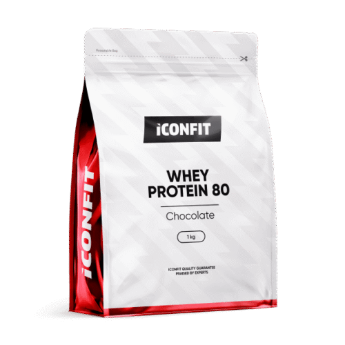 ICONFIT Whey Protein 80 šokolado skonio proteinas 1000g