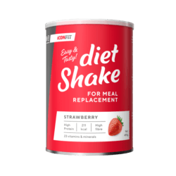 Iconfit Diet Shake braškinis dietinis kokteilis svorio kontrolei 495g