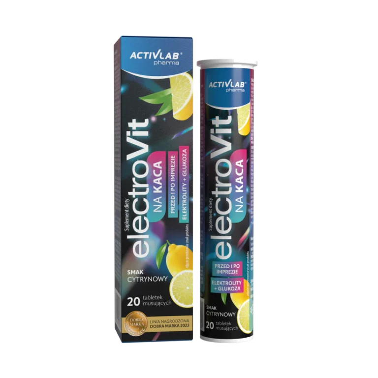 ElectroVit FOR HANGOVER Activlab elektrolitai citrinų skonio 20 tablečių
