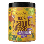 Peanut Butter Crunchy 100% OstroVit žemės riešutų sviestas traškus 1000g