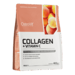 Collagen Vitamin C OstroVit 400 g kolagenas su vitaminu C persikų skonio