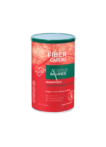 Fiber Cardio skaidulos širdies veiklai Acorus Balance 220 g