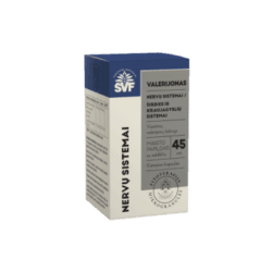 Valerijonas nervų sistemai kapsulės Švenčionių vaistažolės 45 kapsulės