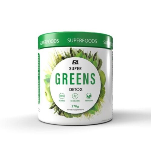 Super Greens Detox Fitness Authority 270 g superfood milteliai