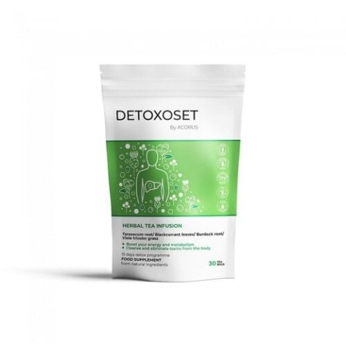 Acorus Detoxoset arbata detoksui 30 pakelių žolelių arbata