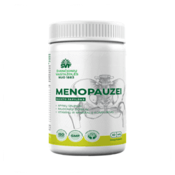 Papildas menopauzei Švenčionių vaistažolės 60 kapsulių vitaminai augaliniai ekstraktai