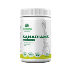 Papildas sąnariams Švenčionių vaistažolės 60 kapsulių gliukozaminas kolagenas MSM