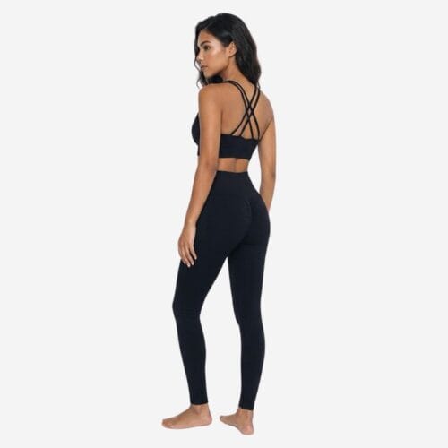 sportinis komplektas moterims DR Sculpt juodas