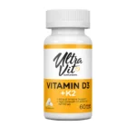 UltraVit vitaminas D3 4000 TV su K2 60 kaps,
