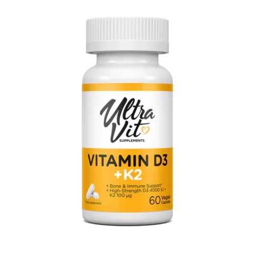 UltraVit vitaminas D3 4000 TV su K2 60 kaps,