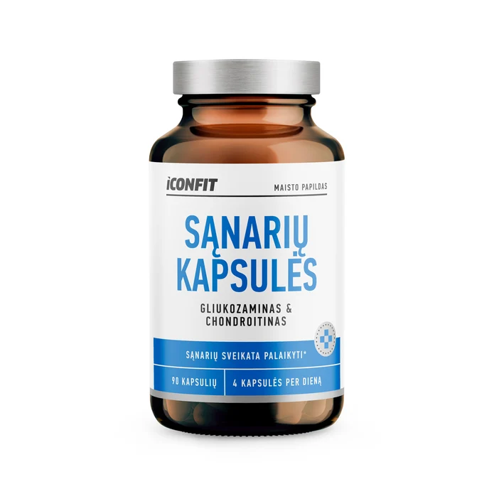 ICONFIT gliukozaminas ir chondroitinas sąnariams 90 kapsulių