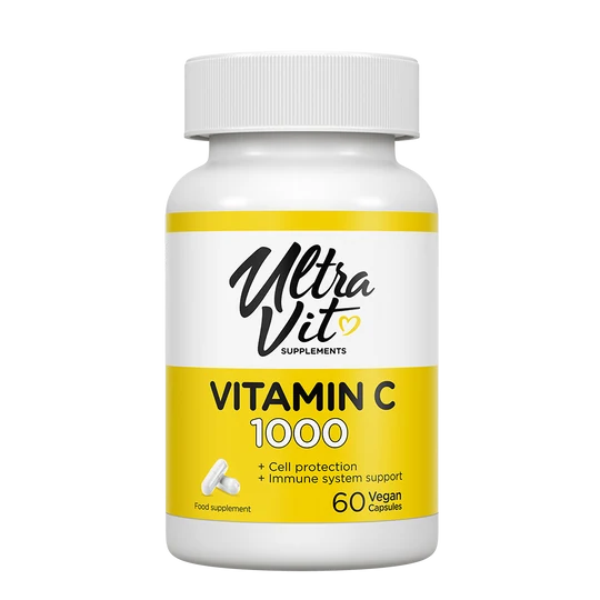 UltraVit Vitamin C 1000 mg 60 veganiškų kapsulių