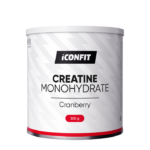 ICONFIT mikronizuotas kreatino monohidratas – spanguolių skonio 300 g