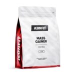 ICONFIT Mass Gainer – vanilės skonio (angliavandeniai 5:1 baltymai) 1.5 kg