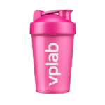 VPLAB plaktuvė su maišymo rutuliuku 500 ml rožinė