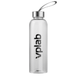 VPLAB vandens buteliukas su juodu logotipu 580 ml