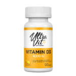 UltraVit vitaminas D3 4000 IU 120 minkštųjų kapsulių