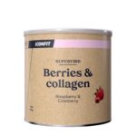 ICONFIT kolagenas „Superfood“, aviečių ir spanguolių skonio 250 g